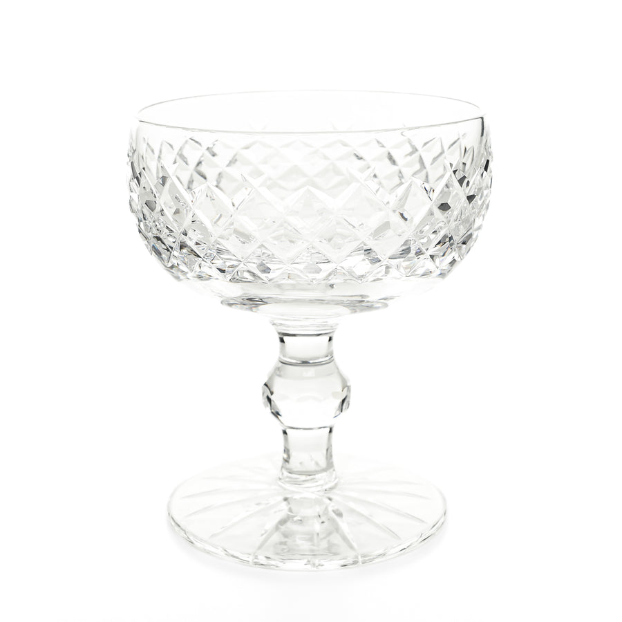 WATERFORD CRYSTAL Boyne Coupe Champagne/Dessert Glasses Set Of 8