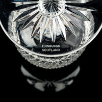 EDINBURGH CRYSTAL Thistle Champagne Flutes Set Of 4