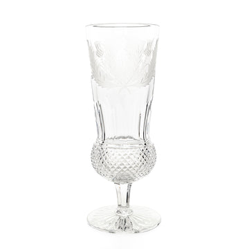 EDINBURGH CRYSTAL Thistle Champagne Flutes Set Of 4