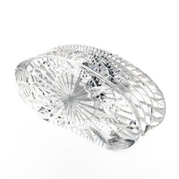 WATERFORD Crystal Oval Desk Clock