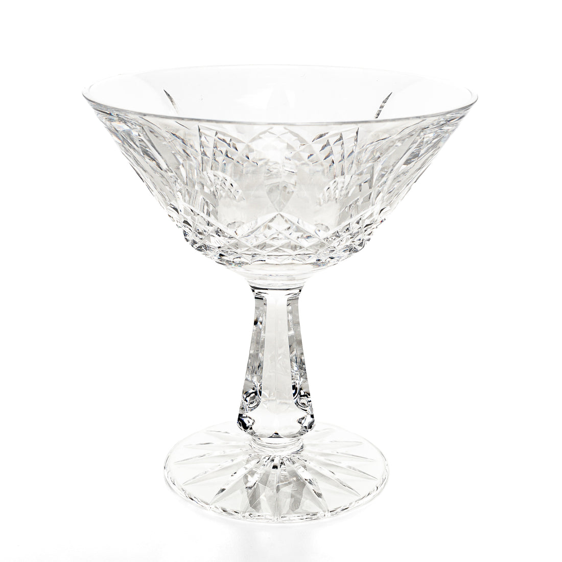 WATERFORD CRYSTAL Kenmare Coupe Champagne/Dessert Glasses Set Of 4