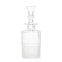 EDINBURGH CRYSTAL Thistle Square Spirit Decanter And Stopper