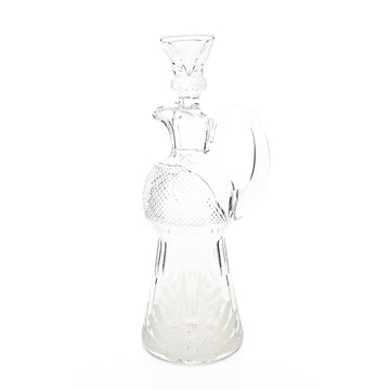 EDINBURGH CRYSTAL Thistle Claret Jug & Stopper