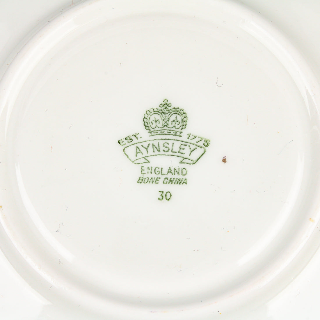 AYNSLEY Hand-Painted Floral Centre Cup & Saucer