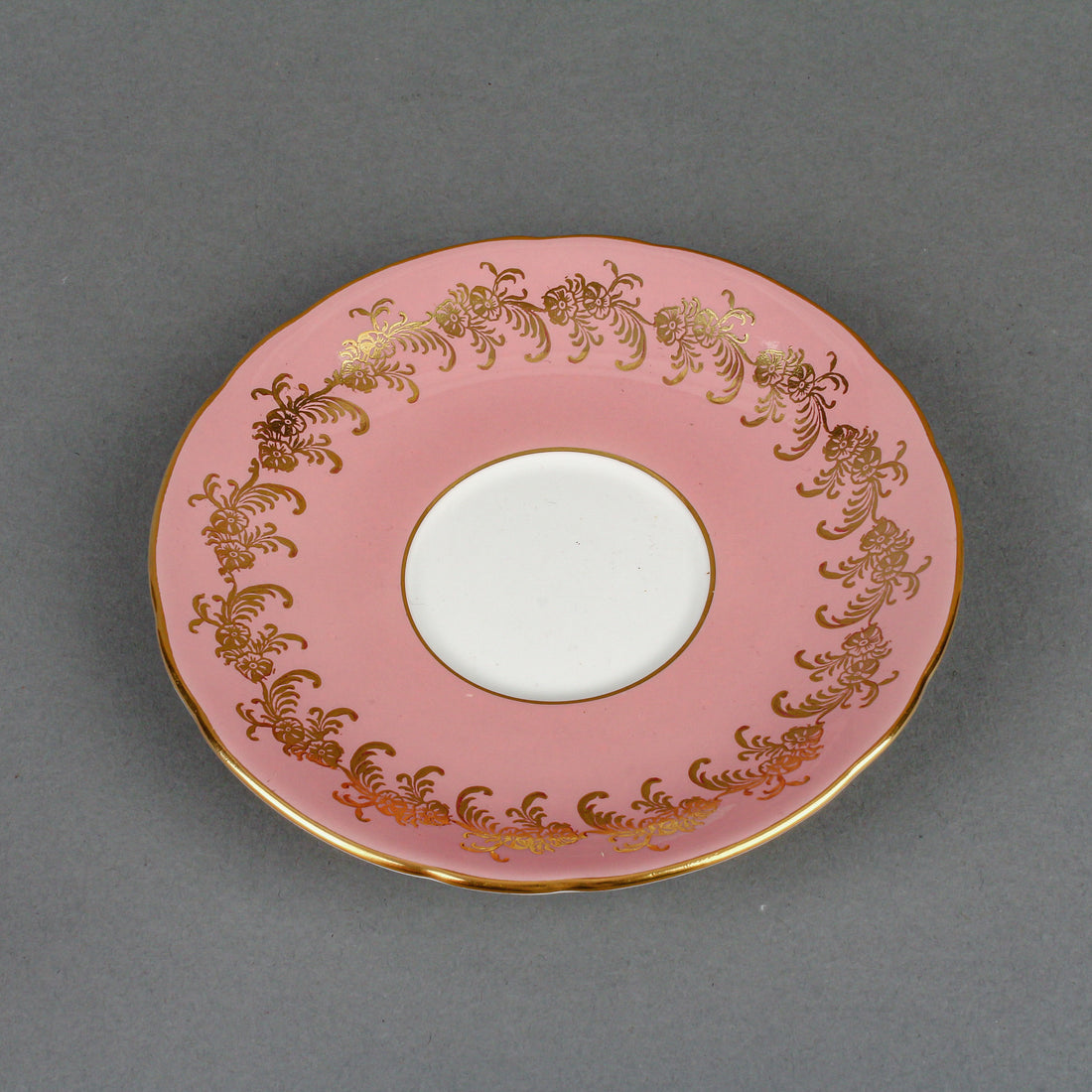 AYNSLEY Hand-Painted Fruit Cup & Saucer