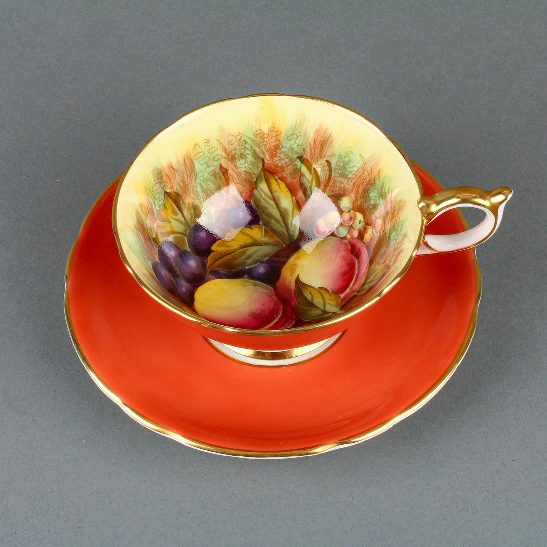 AYNSLEY D. Jones Orchard Fruit Cup & Saucer