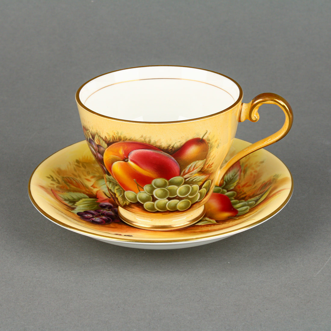 AYNSLEY Orchard Gold Cup & Saucer