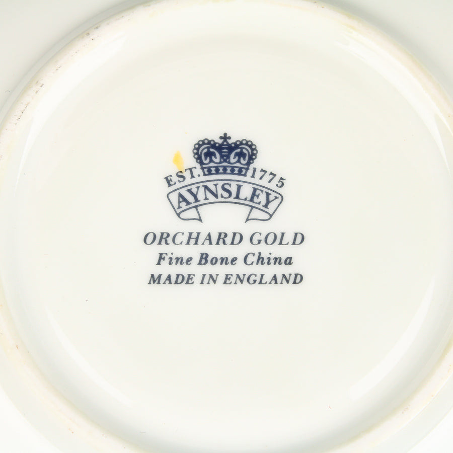 AYNSLEY Orchard Gold Cup & Saucer