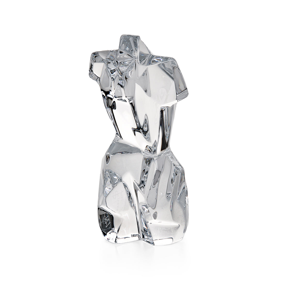 DAUM Crystal Athena Female Torso Figurine