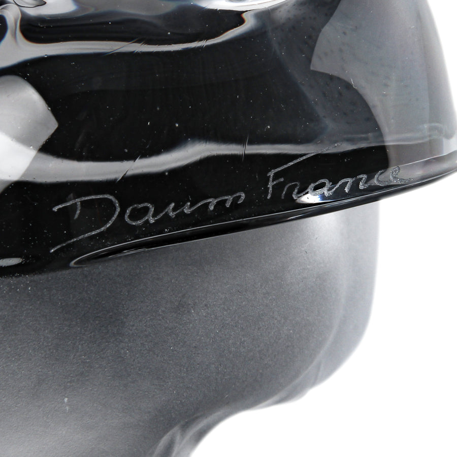 DAUM Crystal Face Mask Paperweight