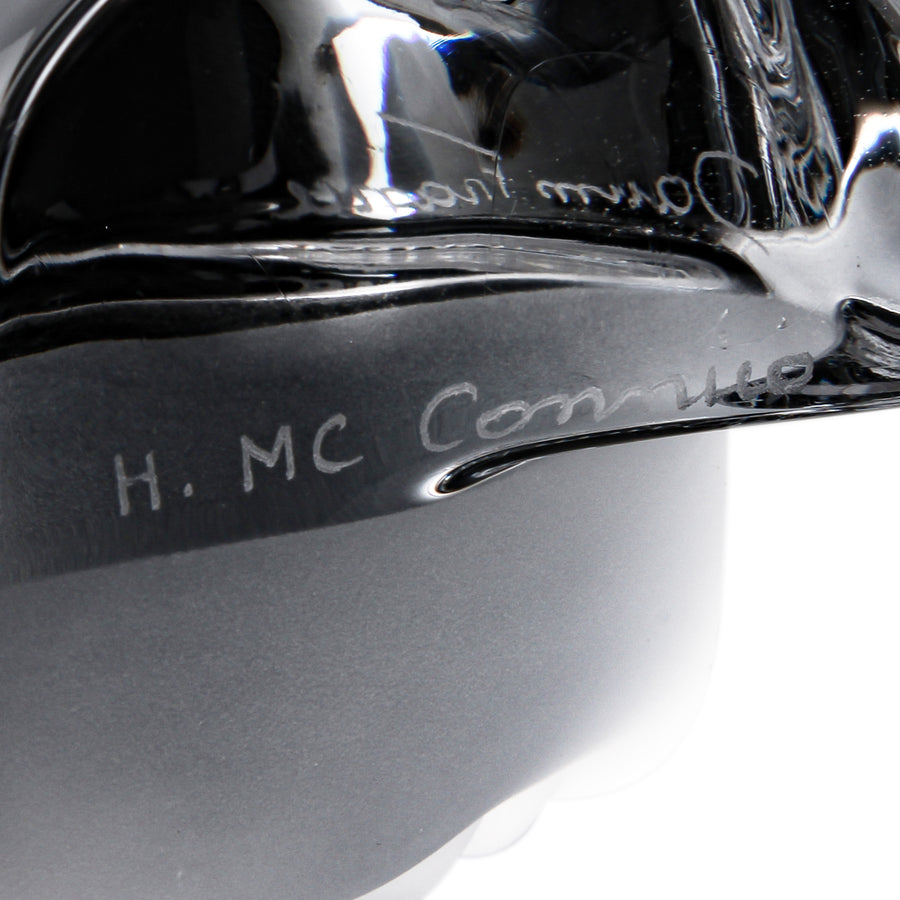 DAUM Crystal Face Mask Paperweight
