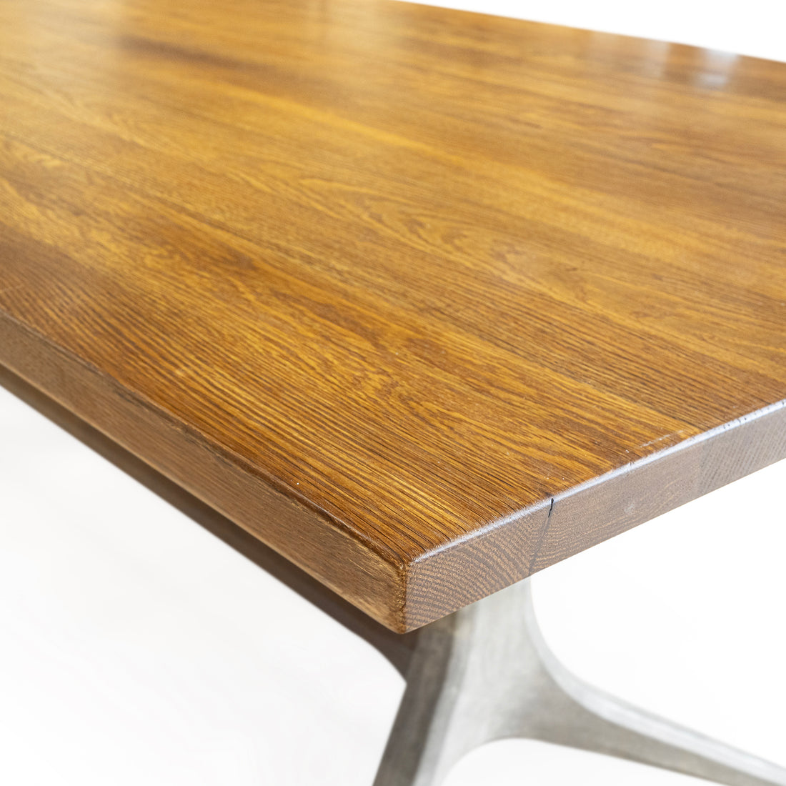 DISTRICT 8 Kahn Trestle Oak & Concrete Table