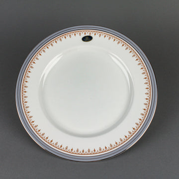 AYNSLEY Silver Shadow Dinner Plates - Set of 5