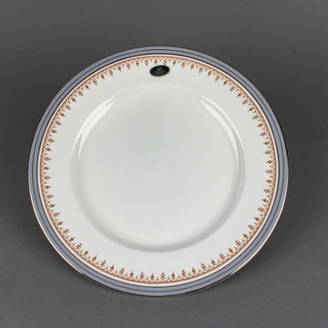 AYNSLEY Silver Shadow Dinner Plates - Set of 5