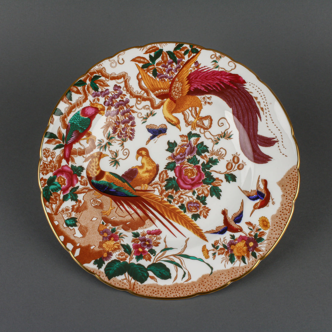 ROYAL CROWN DERBY OLDE AVESBURY A73 Dinner Plates - Set of 4