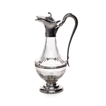 ETAINS DU MANOIR Pewter & Glass Claret Jug
