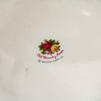 ROYAL ALBERT Old Country Roses Embossed Basketweave Cameo Vase
