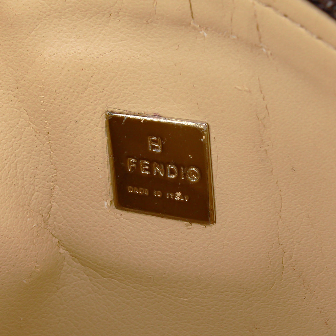 FENDI Zucca Pouch - Brown