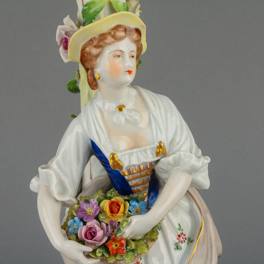 VOLKSTEDT Man & Woman Figural Candlesticks - Set of 2