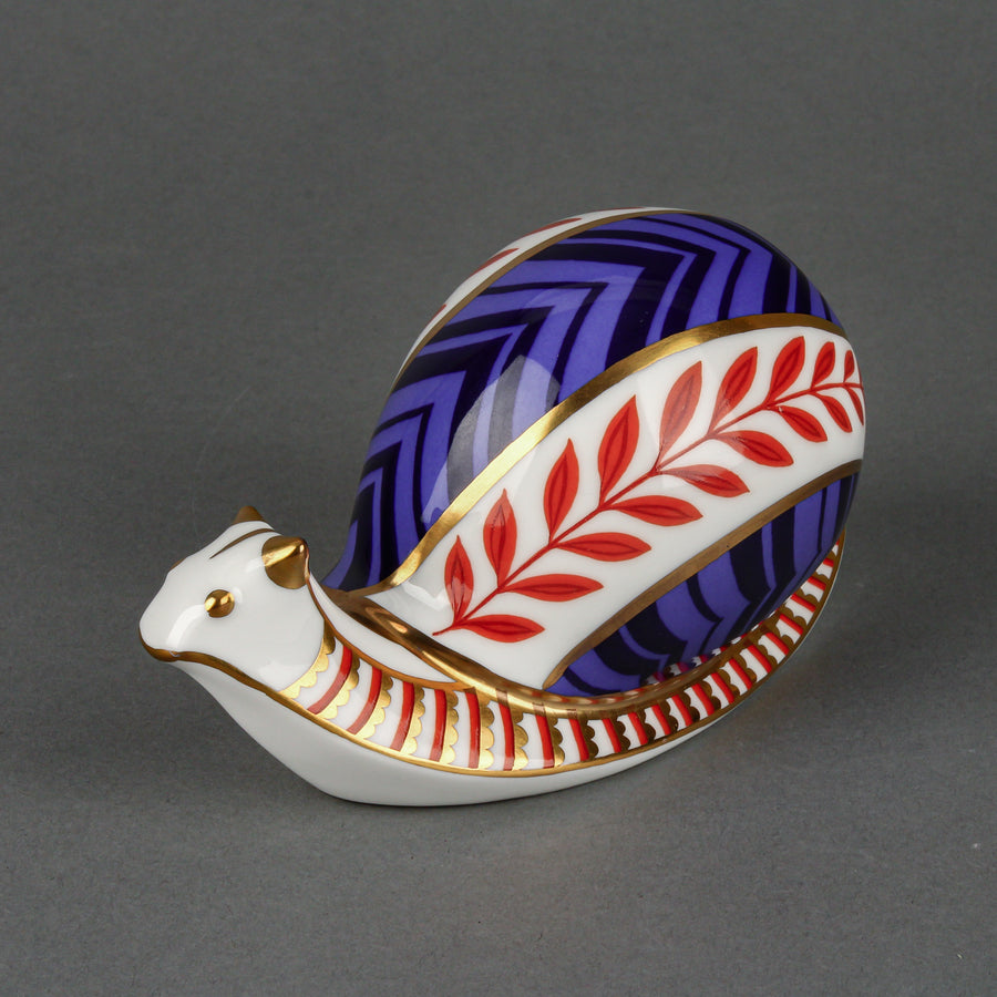 ROYAL CROWN DERBY Snail Paperweight