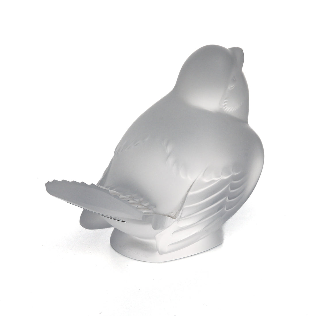 LALIQUE Sparrow Head Up