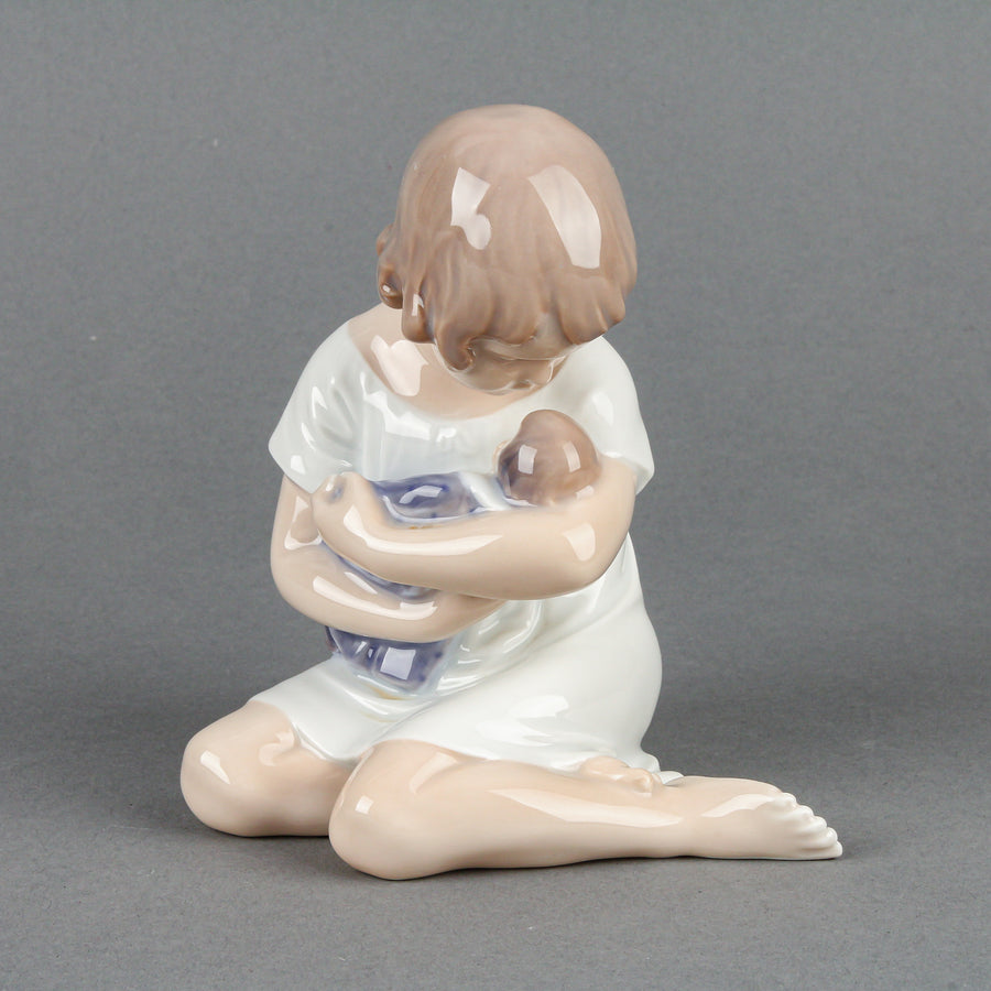 ROYAL COPENHAGEN Girl with Doll 1938 Figurine