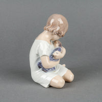 ROYAL COPENHAGEN Girl with Doll 1938 Figurine