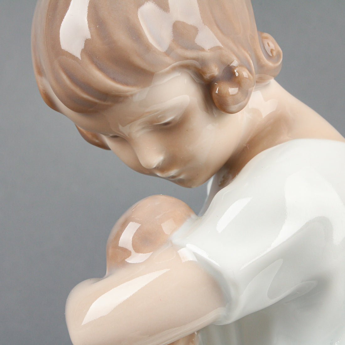 ROYAL COPENHAGEN Girl with Doll 1938 Figurine