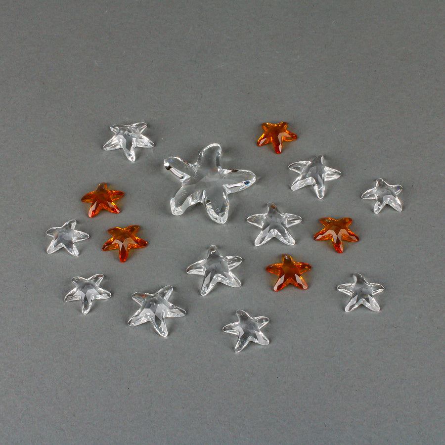 SWAROVSKI Starfish 191690 Figurine with 15 Assorted Starfish