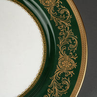 AYNSLEY Imperial Laurel Green - 12 Place Settings