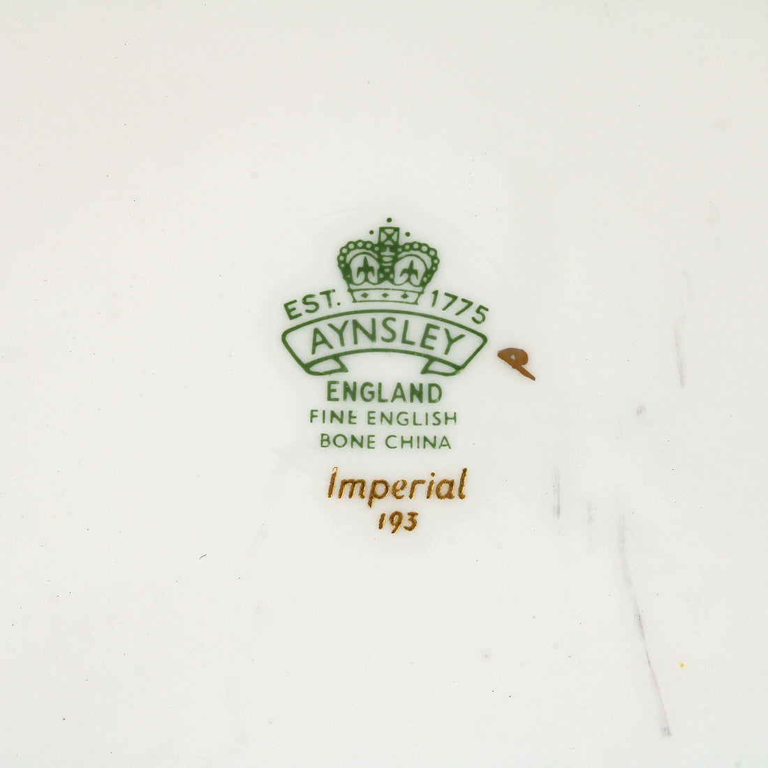 AYNSLEY Imperial Laurel Green - 12 Place Settings