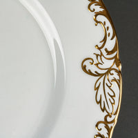 PARAGON 21293 White with Gold Trim - 12 Place Settings +