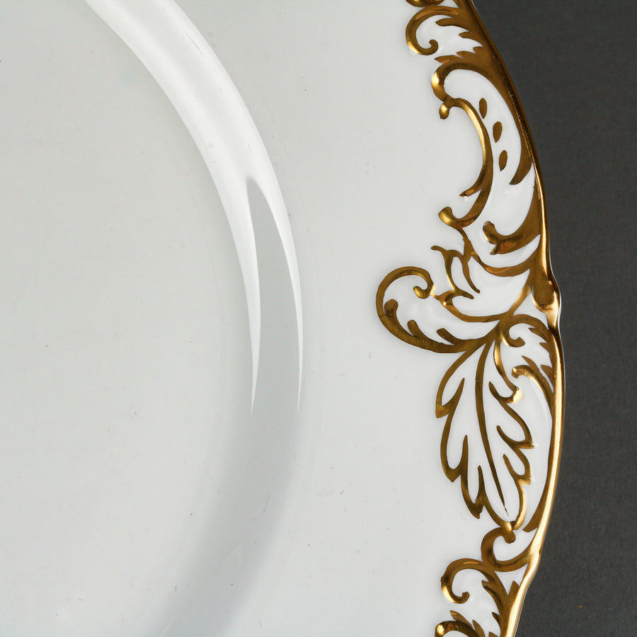 PARAGON 21293 White with Gold Trim - 12 Place Settings +