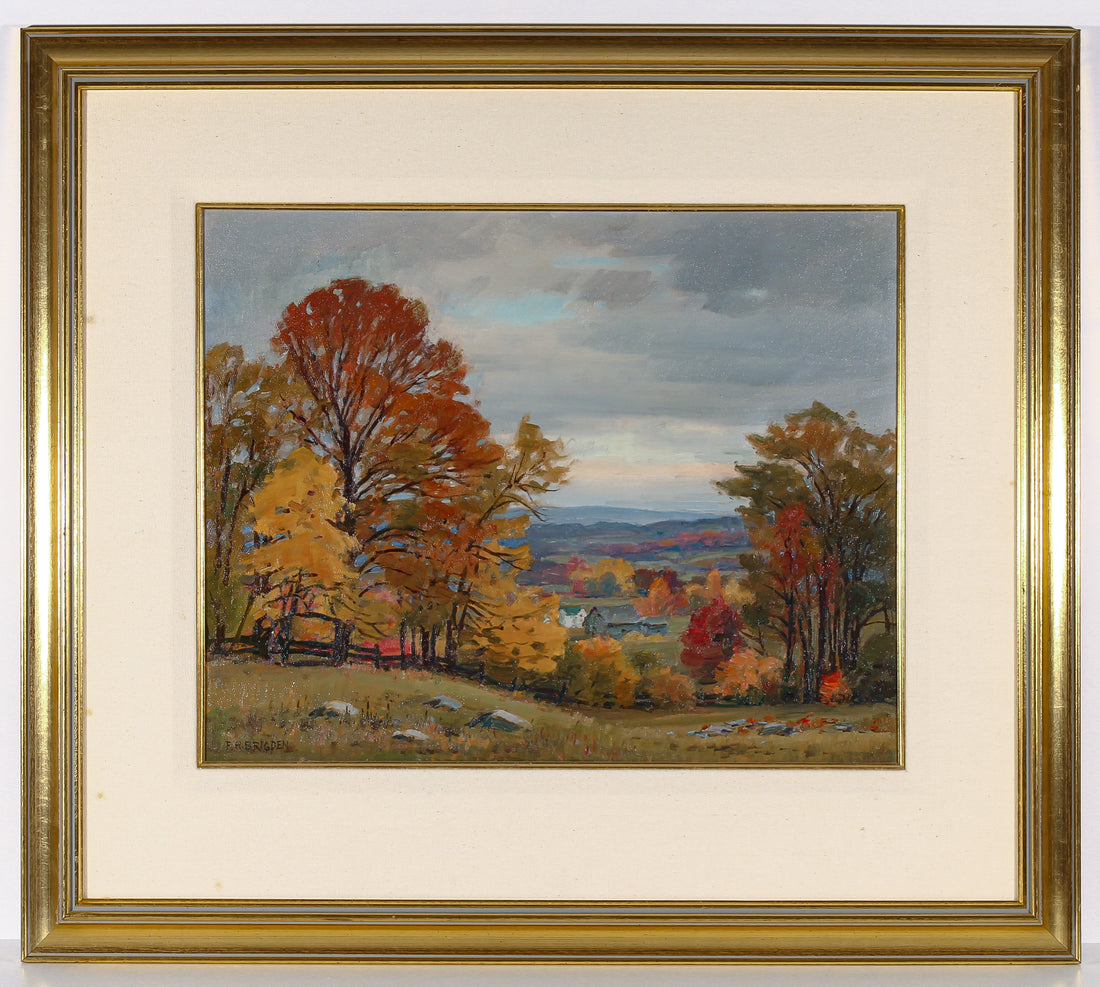 Frederick Henry Brigden - "Chassel's Barn" - Oil on Canvas