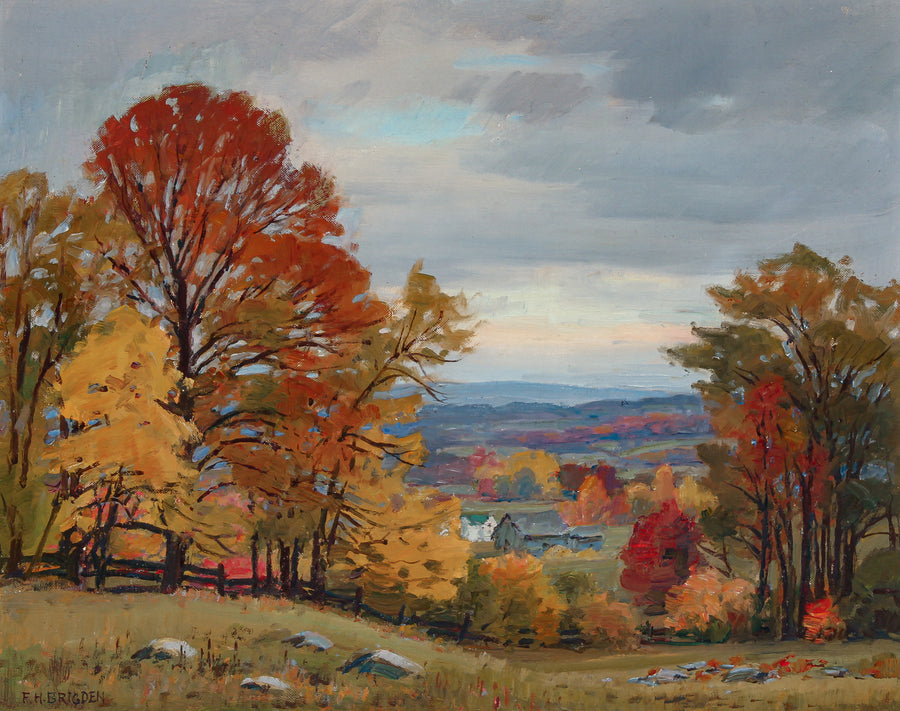Frederick Henry Brigden - "Chassel's Barn" - Oil on Canvas
