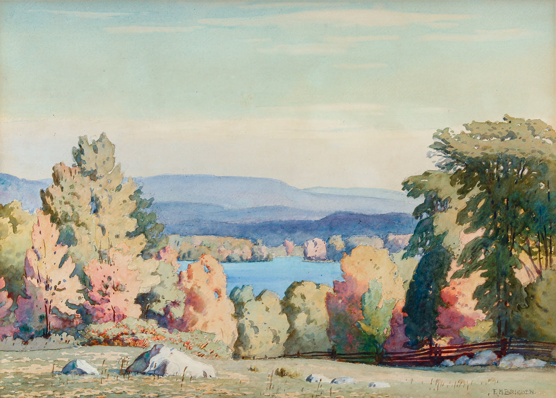 Frederick Henry Brigden - "Haliburton Late September" - Watercolour on Paper