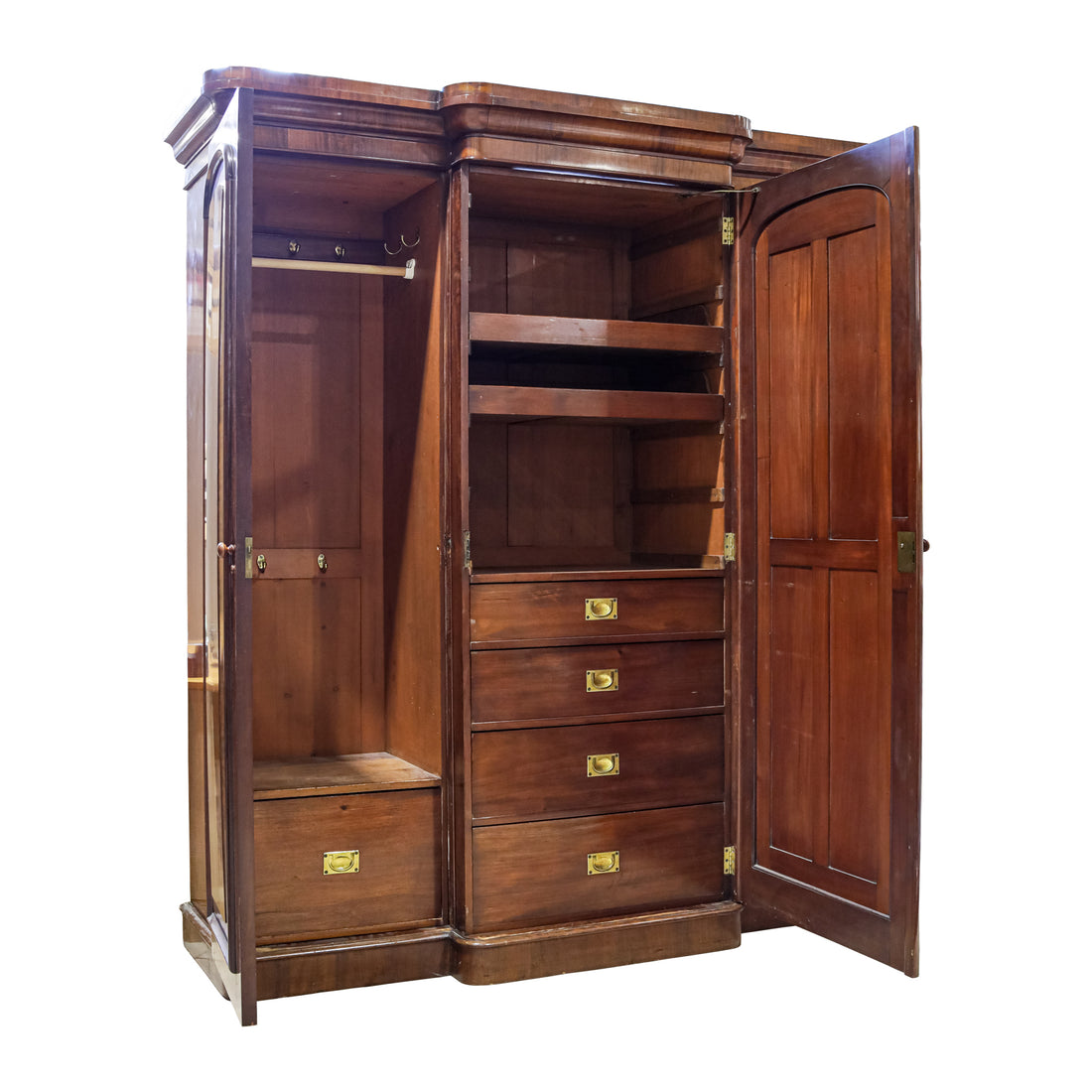 Vintage Mahogany Armoire