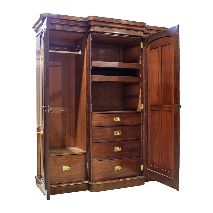 Vintage Mahogany Armoire