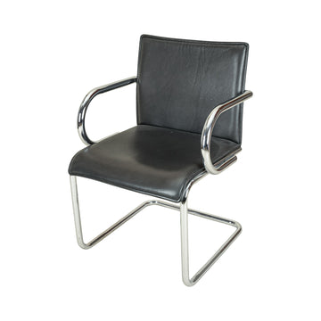 PAIR Brno Style Chairs Black Leather