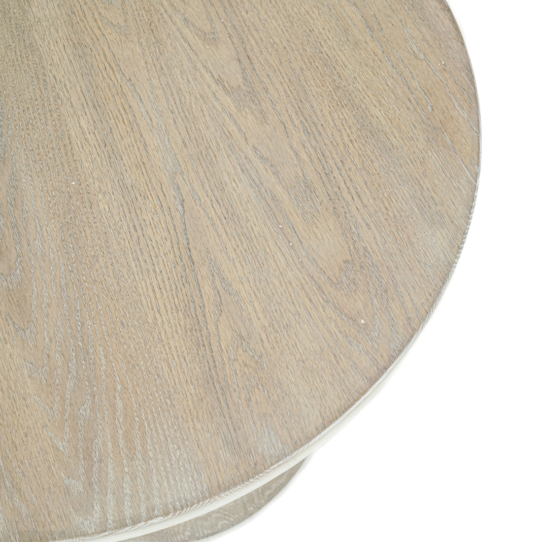 ETHAN ALLEN Eloise Pickled Oak Pedestal Table