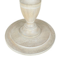 ETHAN ALLEN Eloise Pickled Oak Pedestal Table
