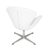 PAIR ZUO Pori Arm Chairs White