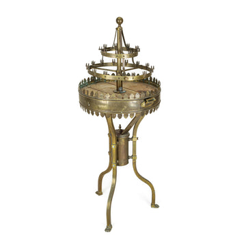 Vintage Brass & Steel Ecclesiastical Offering Stand