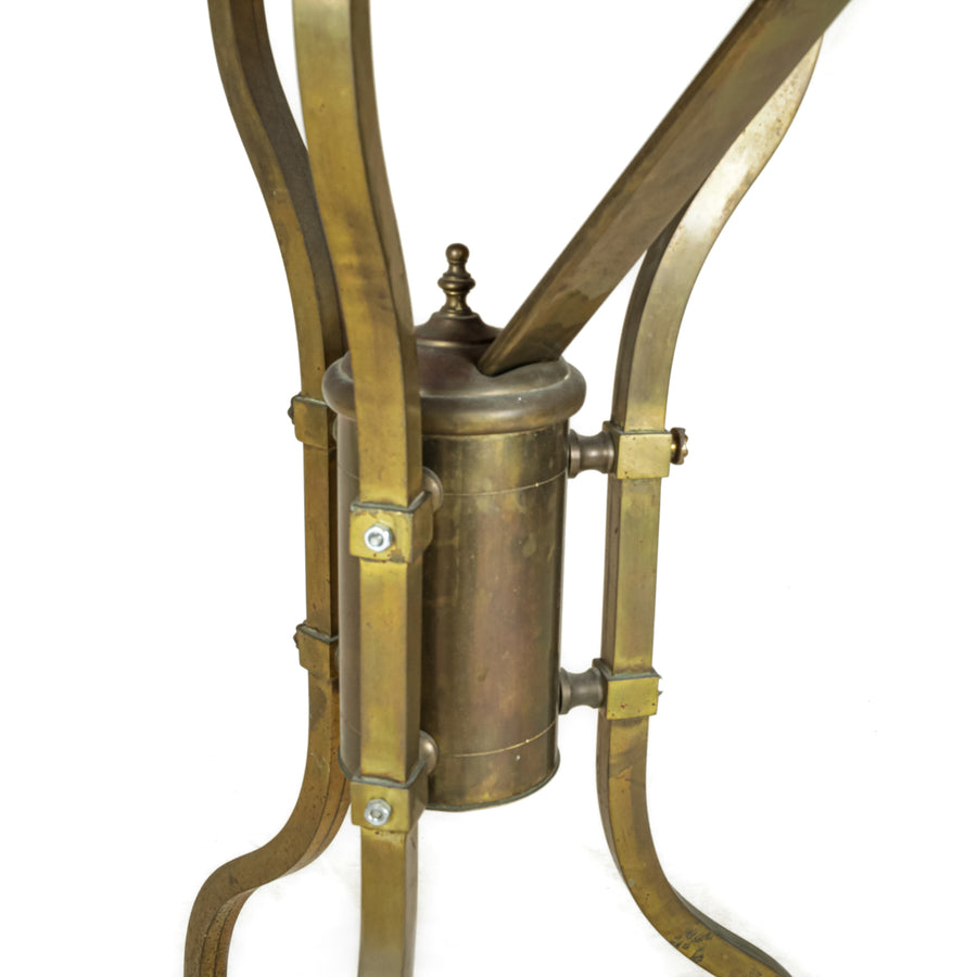 Vintage Brass & Steel Ecclesiastical Offering Stand