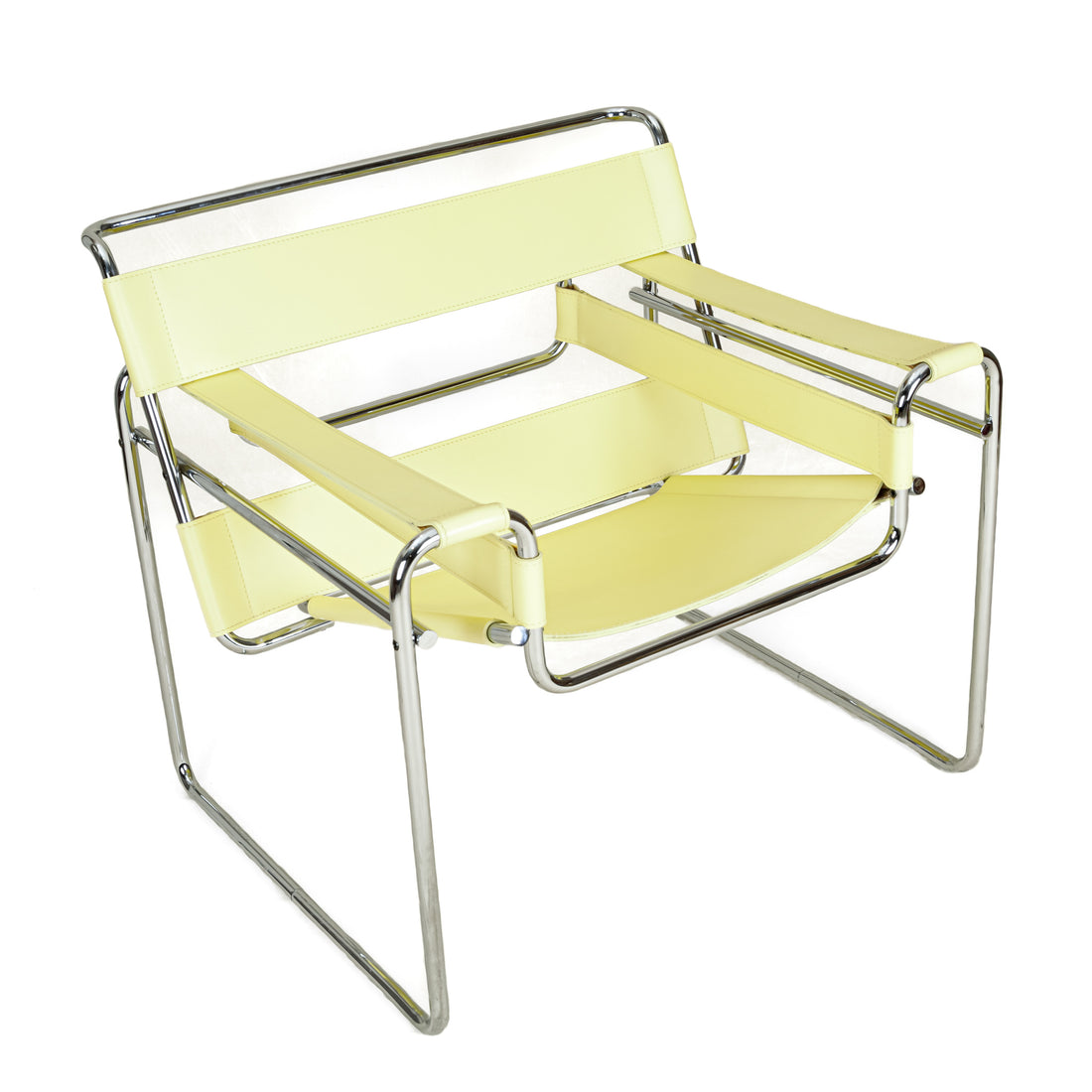 KNOLL Wassily Chair in Yellow Leather