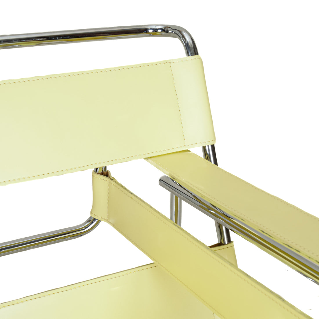 KNOLL Wassily Chair in Yellow Leather