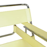 KNOLL Wassily Chair in Yellow Leather