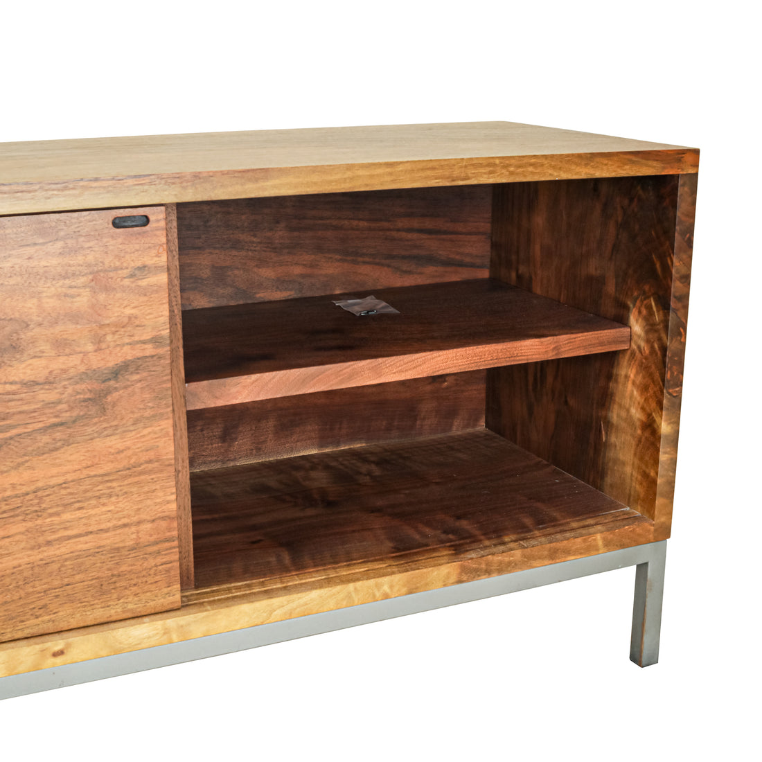 Solid Black Walnut Buffet w/Steel Legs