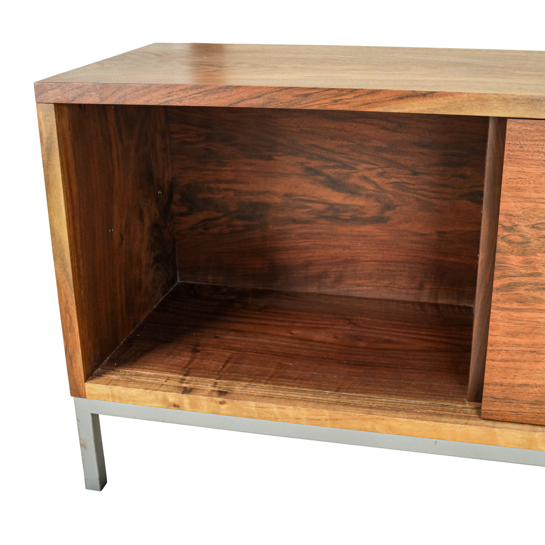 Solid Black Walnut Buffet w/Steel Legs
