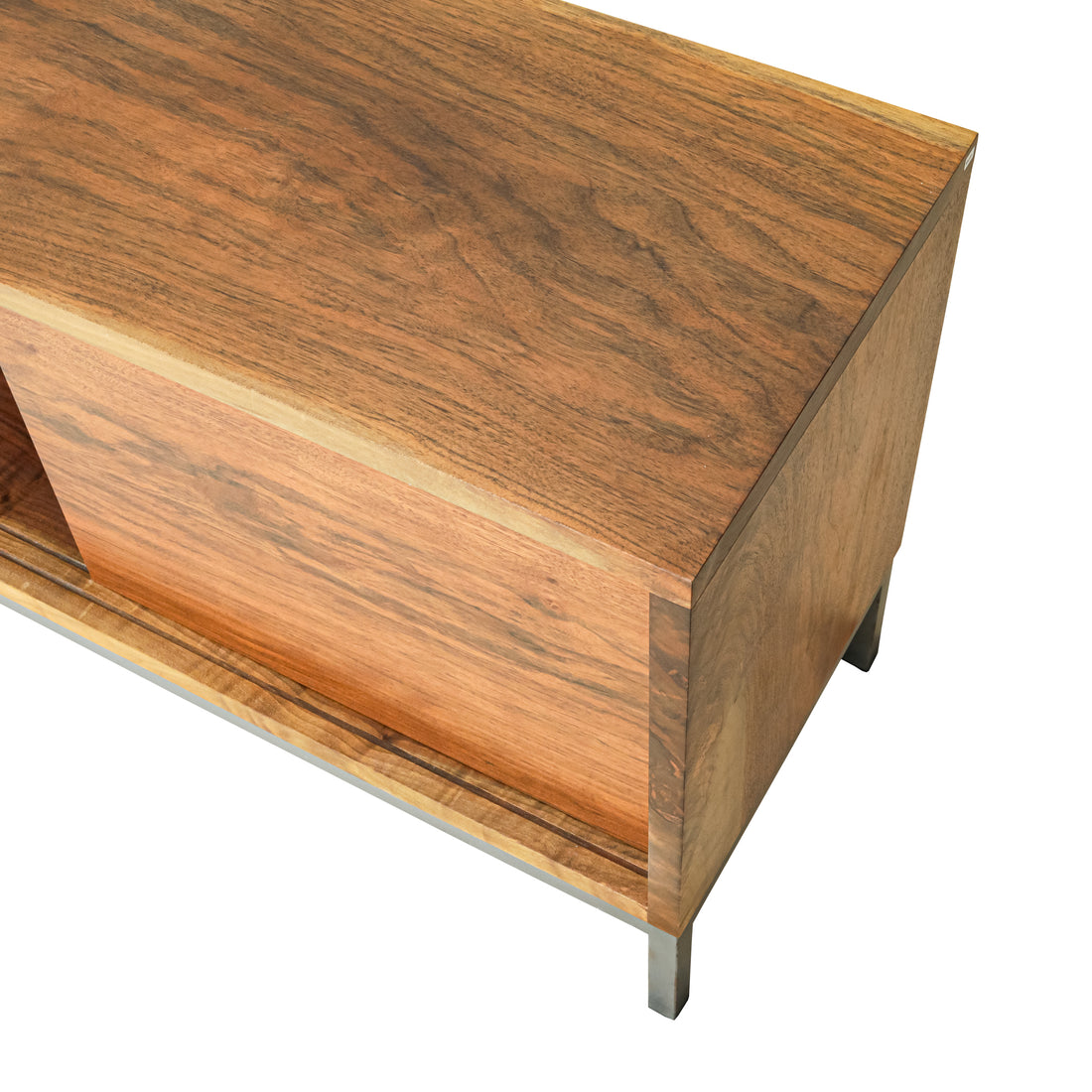 Solid Black Walnut Buffet w/Steel Legs